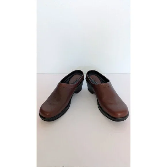 Dansko Professional Nurse Clogs Womens EU 41 Brown Leather Comfort Work Shoes - Picture 2 of 7